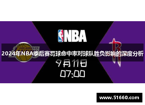 2024年NBA季后赛罚球命中率对球队胜负影响的深度分析